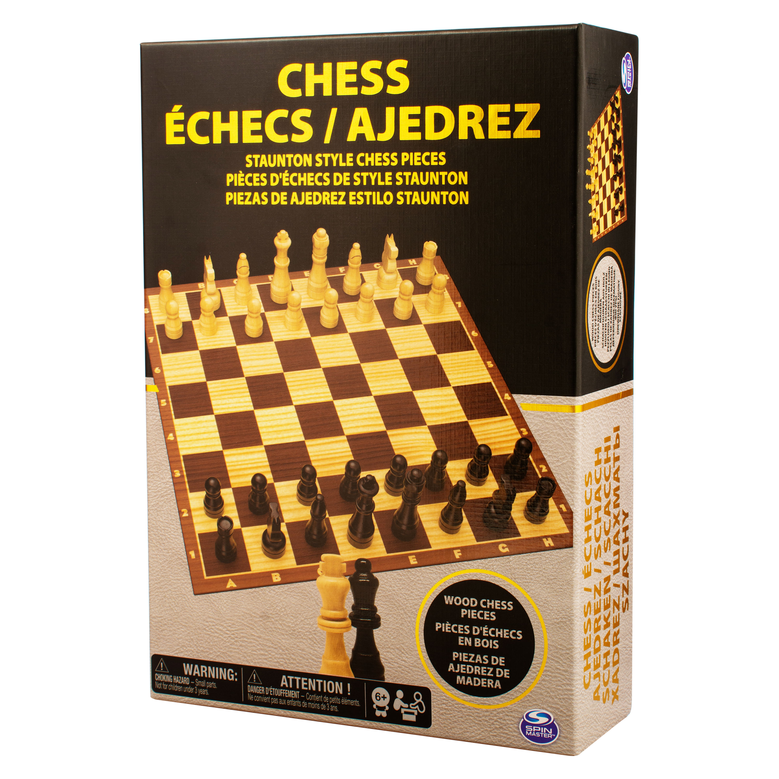  Piezas de ajedrez Club de calidad con 3 3/4 King : Juguetes y  Juegos