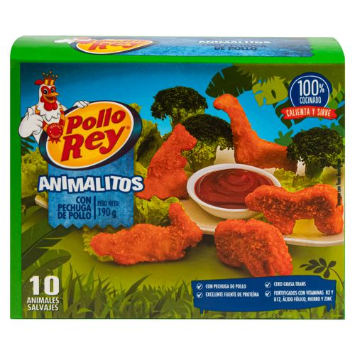 Animalitos Pollo Rey 10 Unidades - 190gr