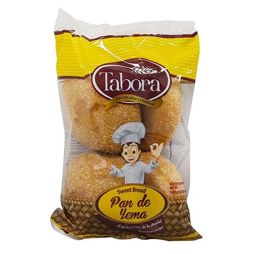 Pan De Yema Tabora En Bolsa - 140 g
