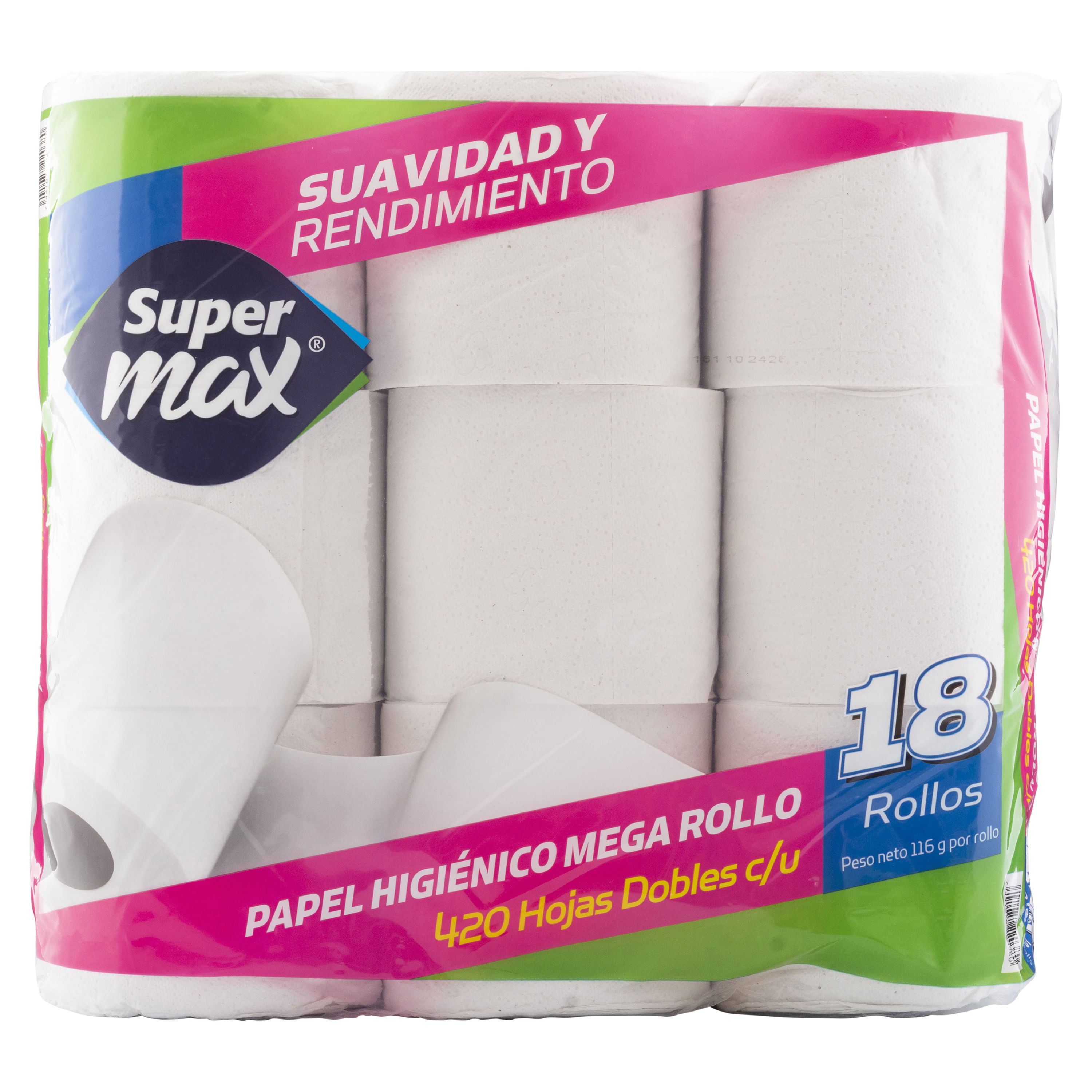 Comprar Papel Higienico Doble Hoja Supermax - Empaque Con 18
