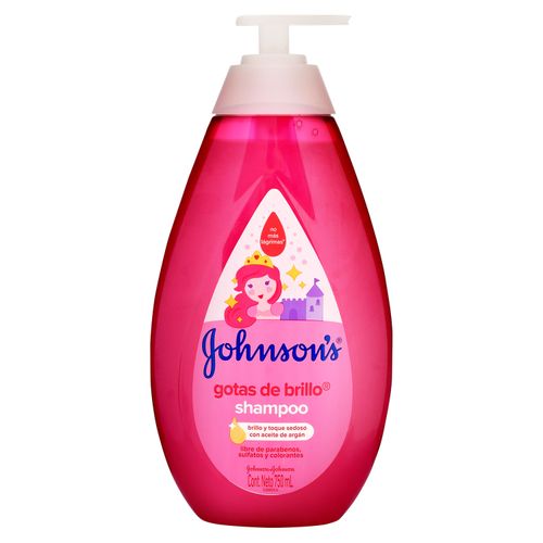 Shampoo Infantil marca Johnson's Gotas de Brillo -750 ml