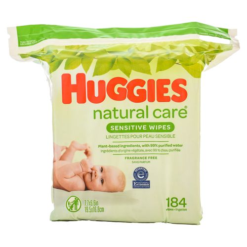 Toalla Humeda Huggies Natural Care- 184 Unidades