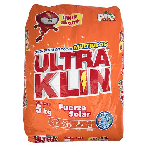 Detergente En Polvo Ultraklin Fuerza Solar - 5000 g