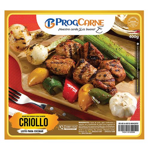 Carne Para Asar Cerdo Criollo Fresco Paquete -400gr