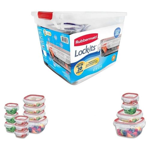 Set De Hermeticos Rubbermaid- 30 Piezas