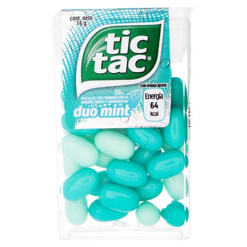 Pastilla Tic Tac Duo Mint 16Gr