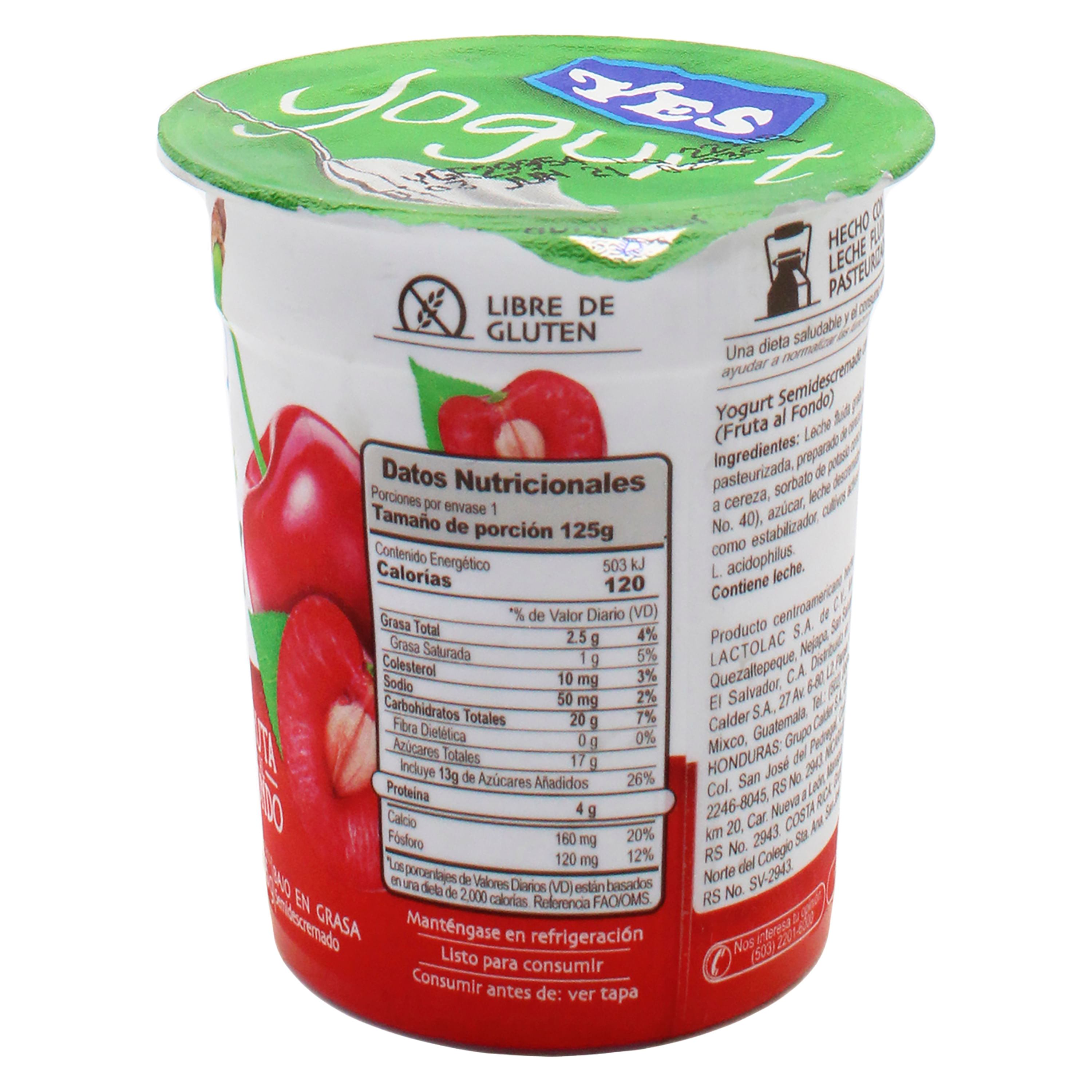 Comprar Yogurt Yes Fruta Al Fondo Fresa - 125Gr