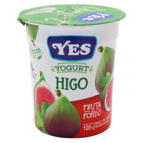 Yogurt Yes Fruta Al Fondo De Higo - 125 gr