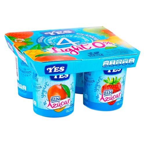 Yes Yogurt Light 4 Pack - 600 g