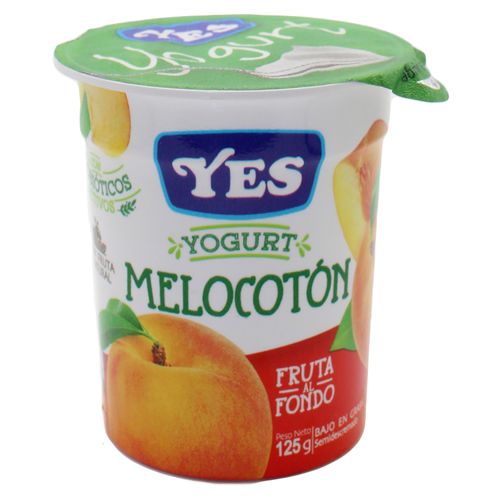 Yogurt Yes Melocoton Solido - 125Gr