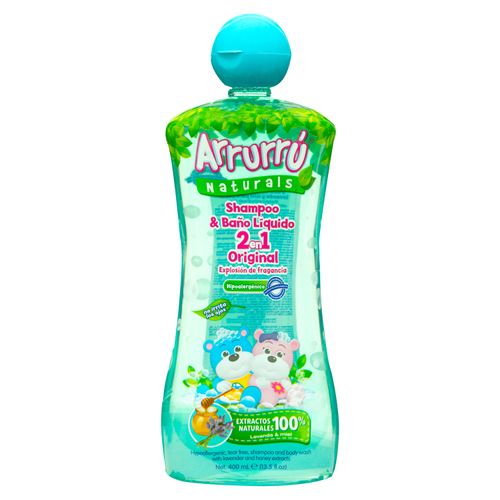 Shampoo Arruru Bano Liquido 2En1 400Ml