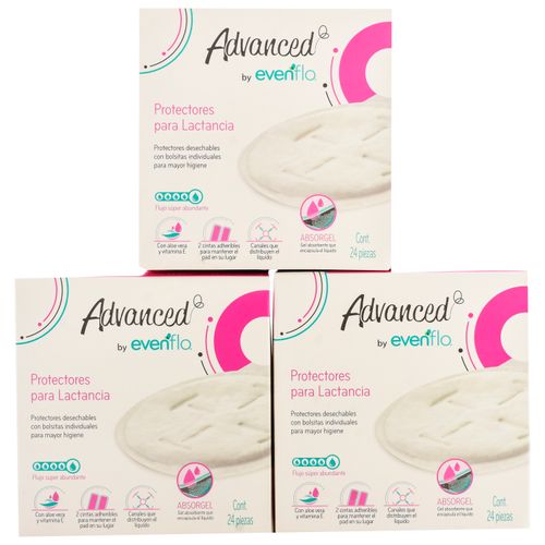 Pads Lactancia 24¾S, 3X2