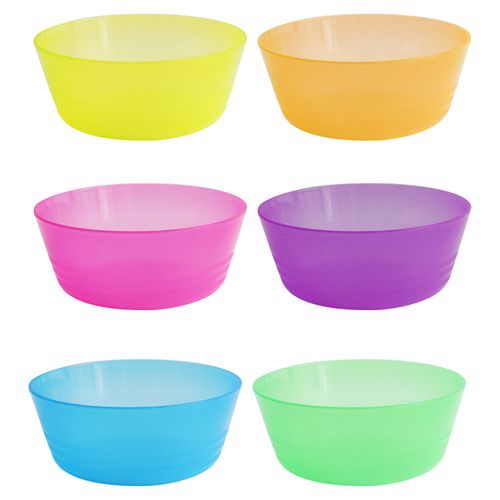 Set Tazón Mainstays Plástico - 6Pz