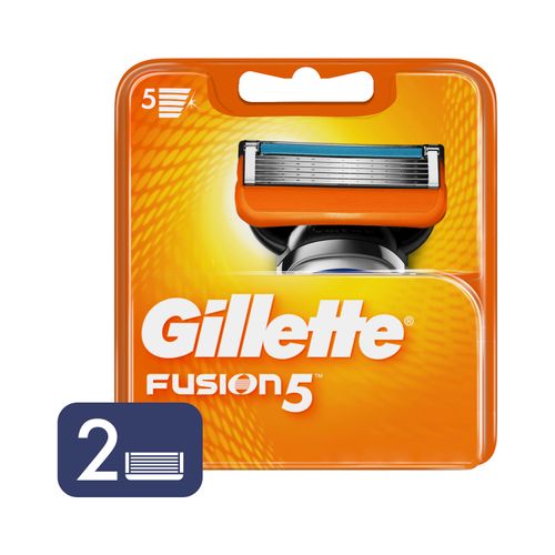 Repuestos Rasuradora Gillette Fusion5 con 5 hojas -2 Uds