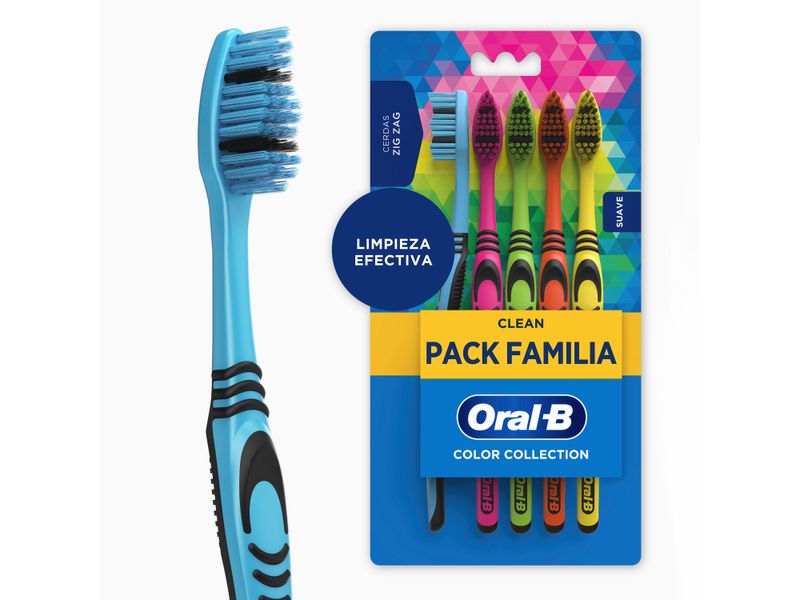 Cepillos-Dentales-Oral-B-Clean-Color-Collection-Suave-5-Unidades-1-11211