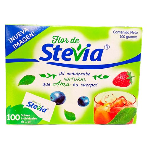 Endulzante Flor De Stevia 100 Gr