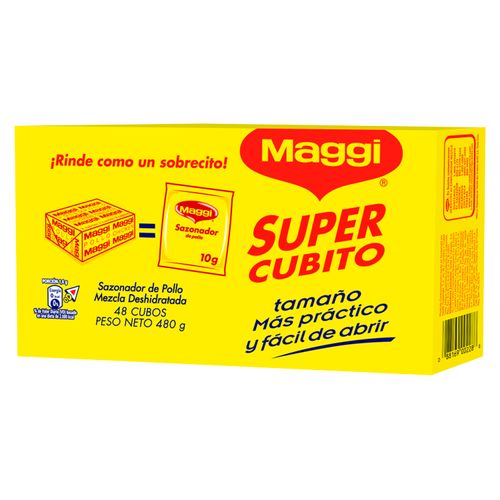 Sazonador Super Cubito MAGGI 10g 48 Unidades