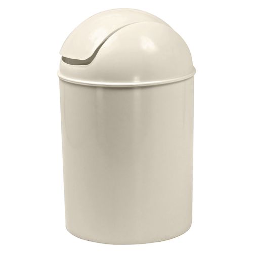 Basurero Guateplast Swing Mediano Con Tapa Marfil Tr. 0  - 20lt