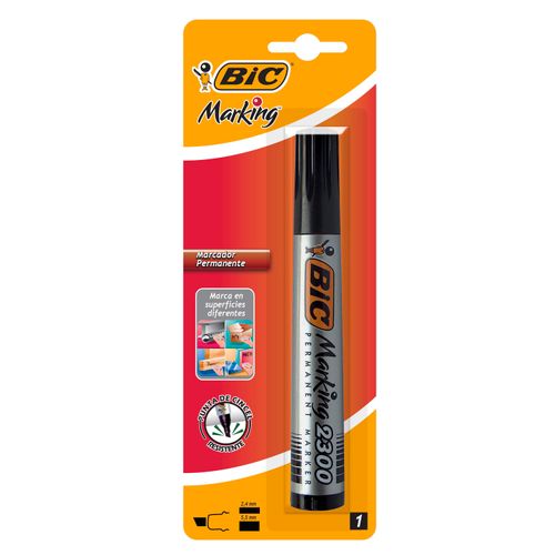 Marcador Bic Perm 2300 Negro Bl 1U