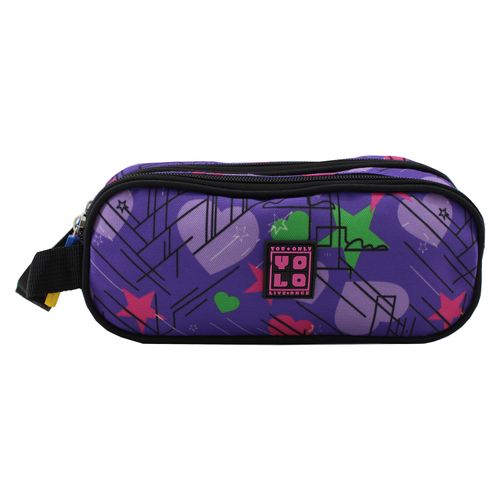 Cartuchera Estampados Morado