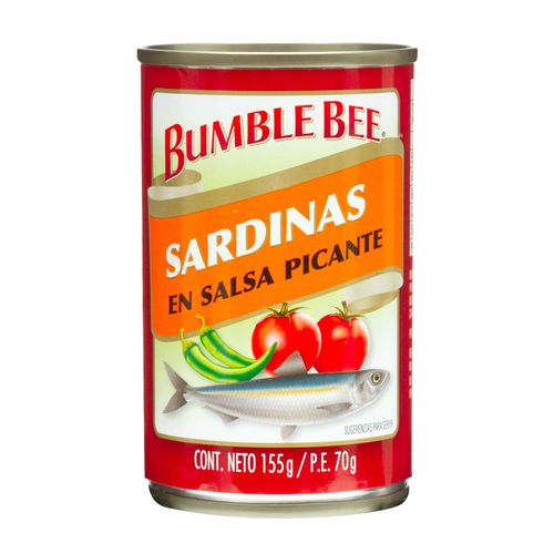 Sardinas Bumble Bee Sardinas En Salsa Picante- 155gr