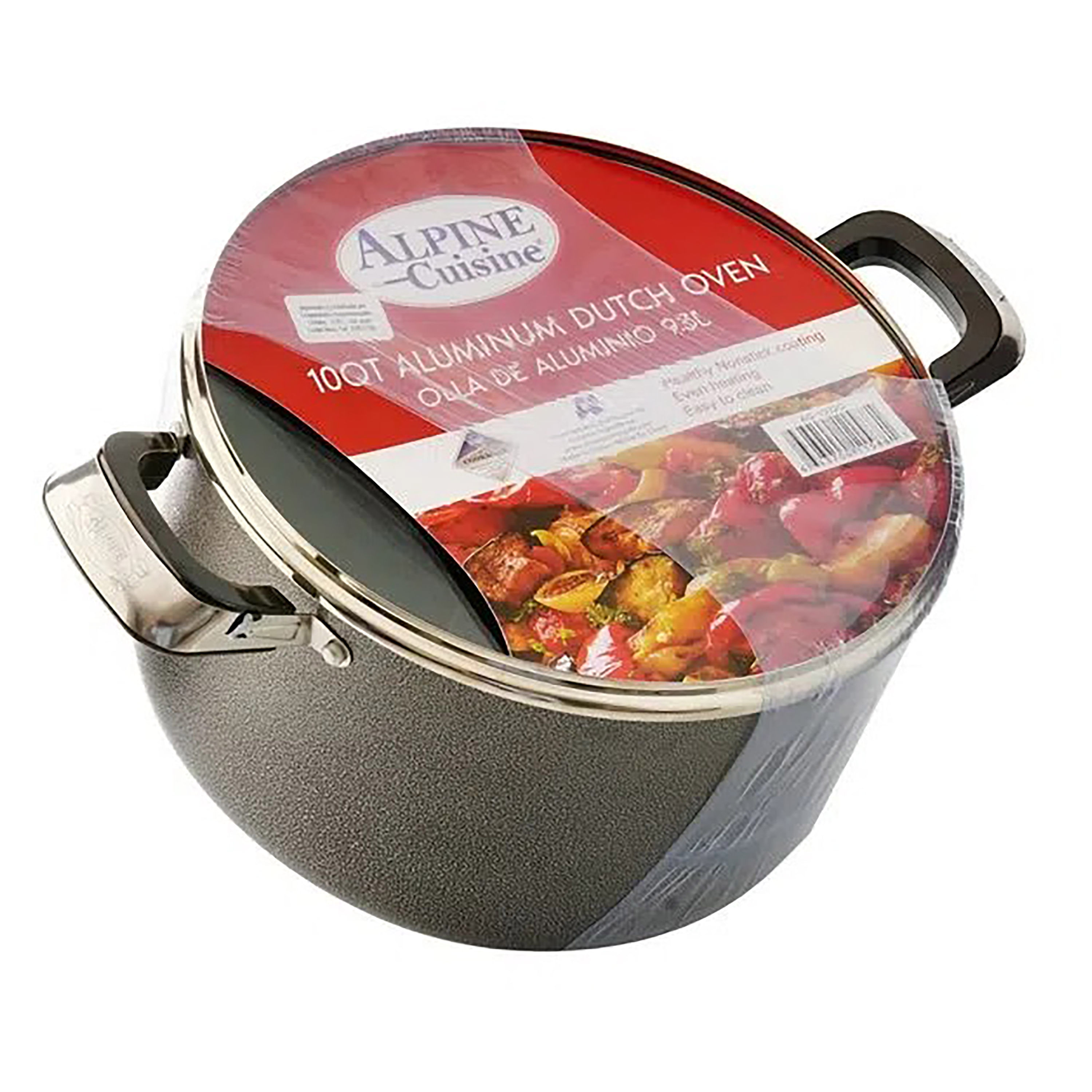  Alpine Cuisine Juego de ollas de caldero de aluminio