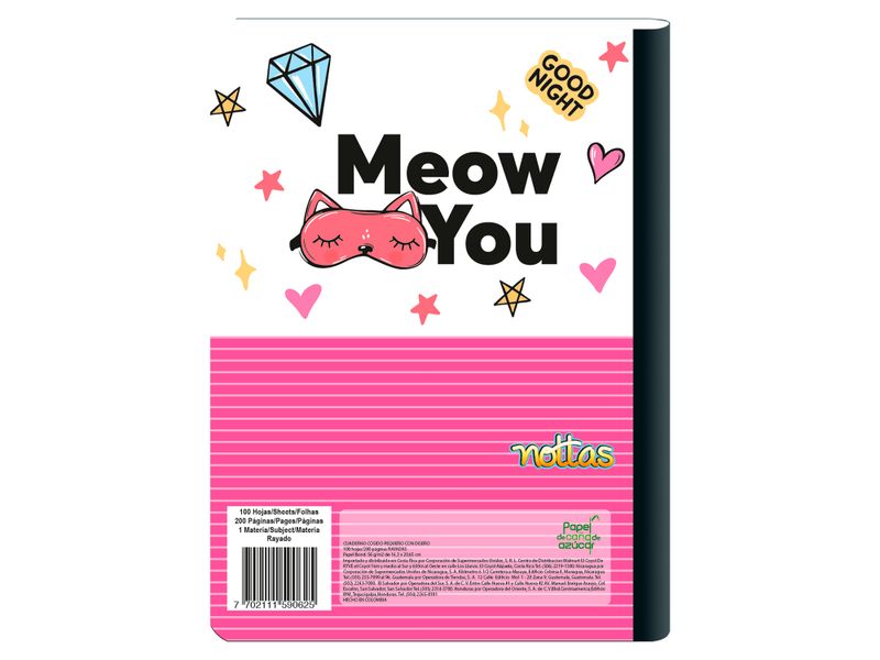 Cuaderno-Cosido-Peque-o-100H-Rayado-Dise-o-Gato-2-20835