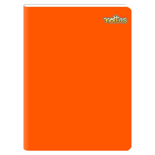 Cuaderno Grapado 80 Hojas Rayado Solidos - Naranja