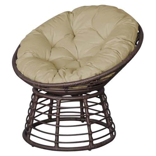 Ms Silla Papasan De Rattan Con Cojin