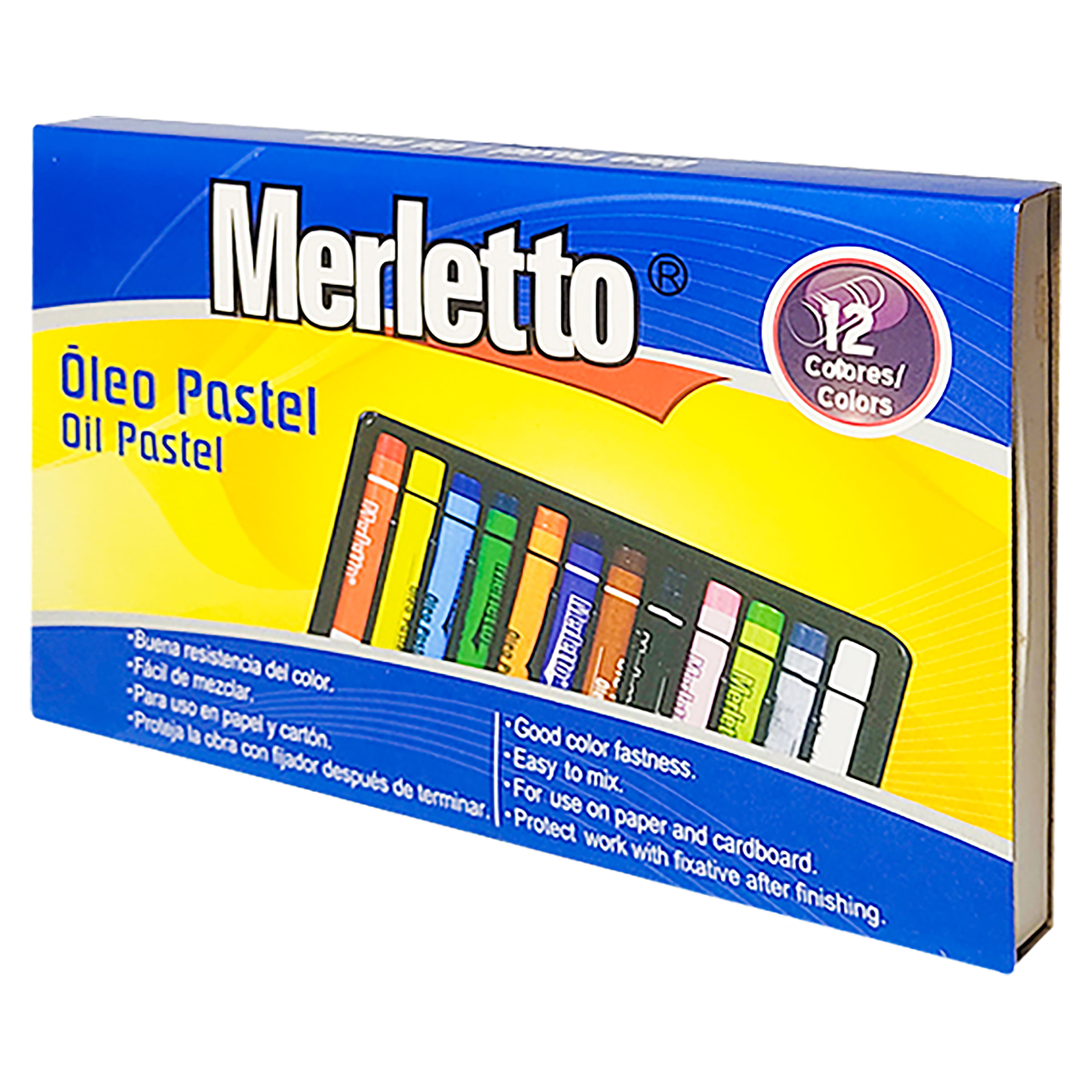 Óleo Pastel Merletto - 12 Unidades