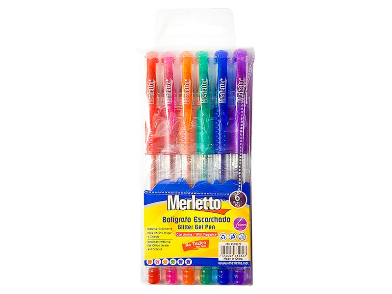 Boligrafo-Gel-Merletto-Escarchado-6-Colores-1-10991