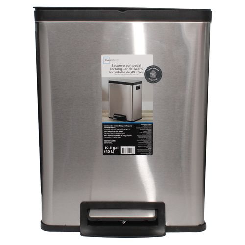 Basurero Rectangular 40L Mainstays