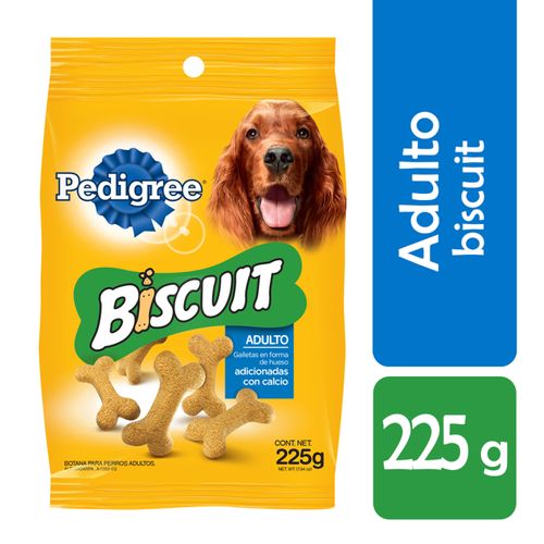 Comida Perro Pedigree Para Adulto Biscui- 225gr