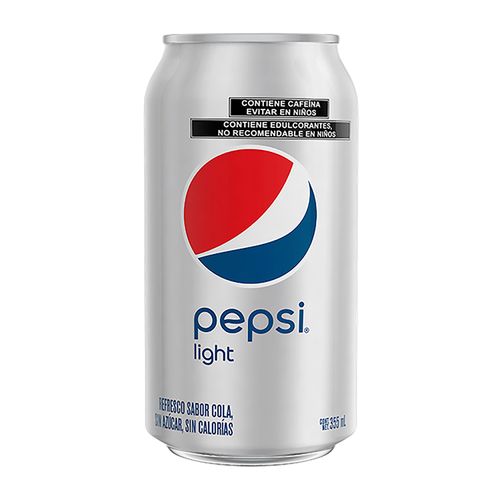 Gaseosa Pepsi Light Lata 355 Ml