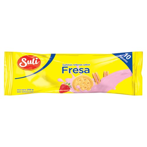 Galleta Rellena De Fresa Suli- 250gr