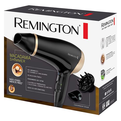 Secadora Remington Terapia Macadamia