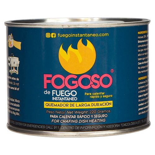 Enciende Fuego Fogoso Gel Lata -220gr
