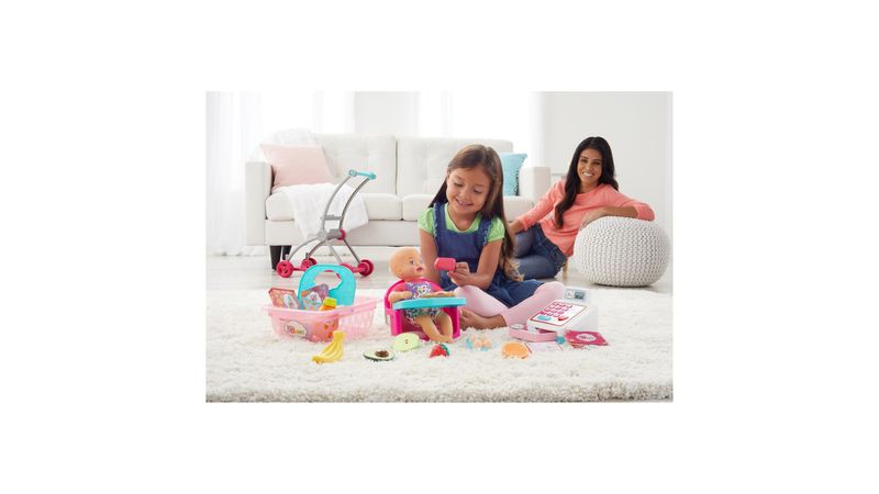 Little mommy vamos al mercado hot sale