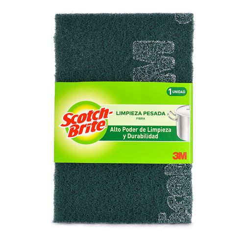 Fibra Verde Scotch-Brite® Limpieza Pesada- 1 Unidad