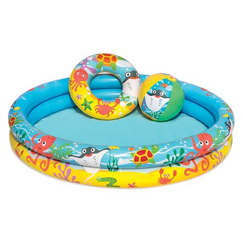 Set de Piscina Play Day con Aro y Pelota Inflable incluidos
