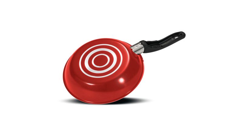 Comprar Batería De Cocina 7 Pc Roja Haus