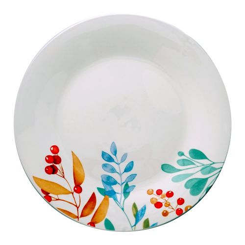 Plato 10.5 Pulg Porcelana Con Diseno Mai