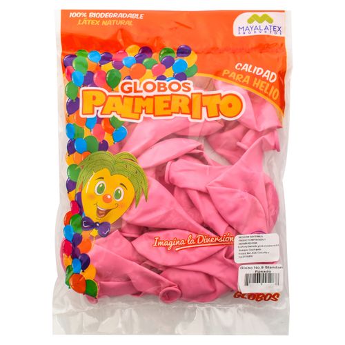 Globo Rosado Estandar No9 12U