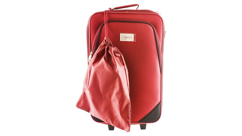 Juego de maletas viaje 5 piezas Rojo, Maleta / Trolley, Los