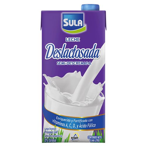Leche Sula Uht Deslactosada- 1000 ml