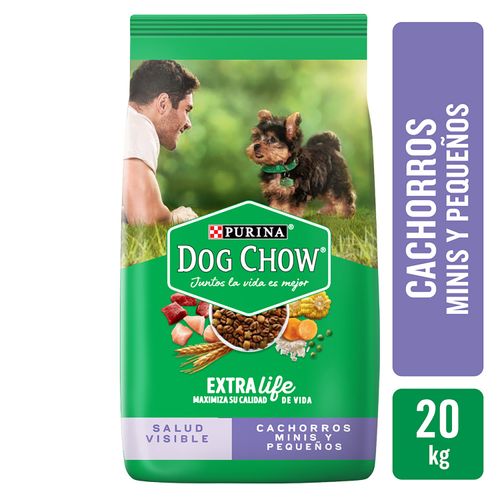 Alimento Perro Cachorro Purina Dog Chow Minis y Pequeños 20kg