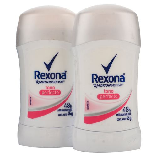 2Pk Desodorant Rexona Tono Perfect Barra