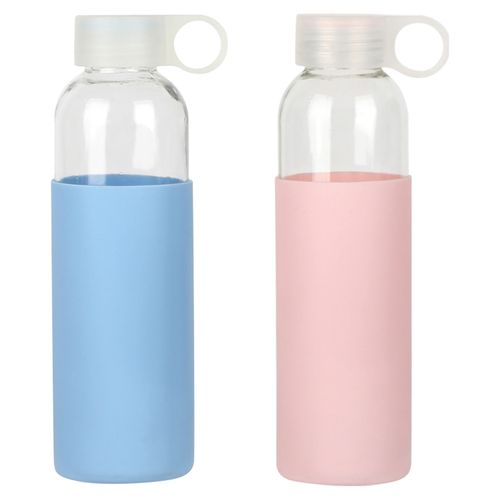 Botella  Mainstays De Vidrio Con Protector Silicon