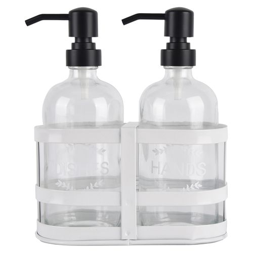 Set Mainstays 2 Dispensadores Jabón Cocina