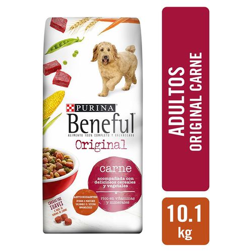 Alimento Perro Adulto Purina Beneful Original Carne 10.1kg
